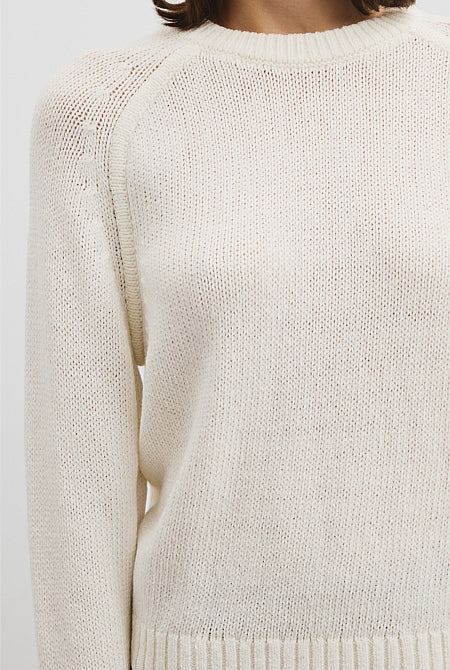 Cotton Wool Crew Knit