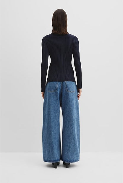 Pointelle Knit Shirt