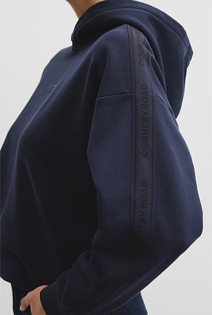 Australian Good Earth Cotton Drawcord Hooded Sweat