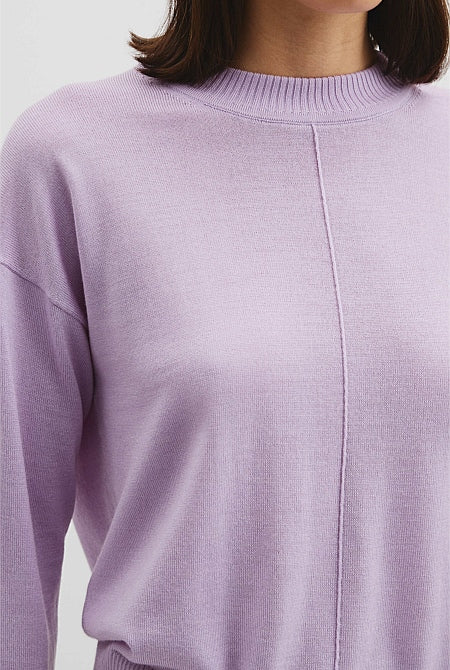 Verified Australian Merino Wool Crew Neck Knit