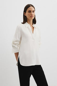 Crepe Popover Shirt