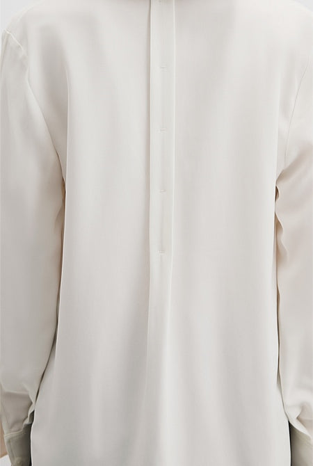 Crepe Popover Shirt