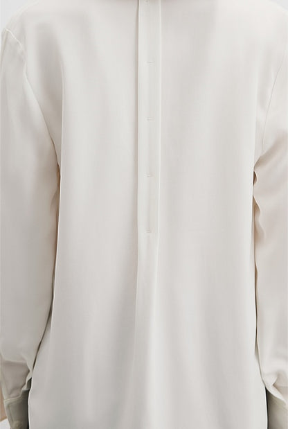 Crepe Popover Shirt