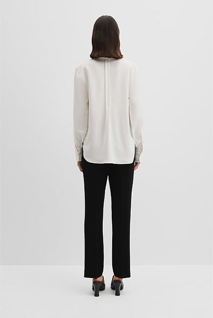 Crepe Popover Shirt