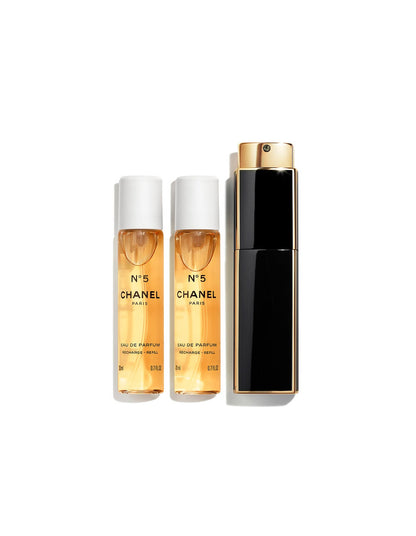 CHANEL N°5 Twist and Spray Refillable Bottle - Eau de Parfum 3X20ml