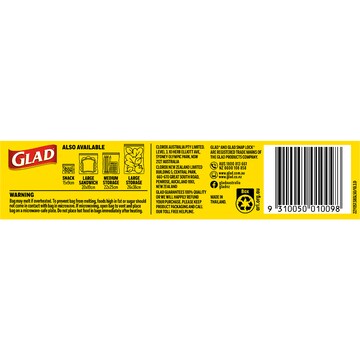 Glad Resealable Sandwich Bags 50 pack