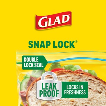Glad Resealable Sandwich Bags 50 pack