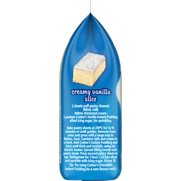 Cottee's Instant Vanilla Pudding 100g