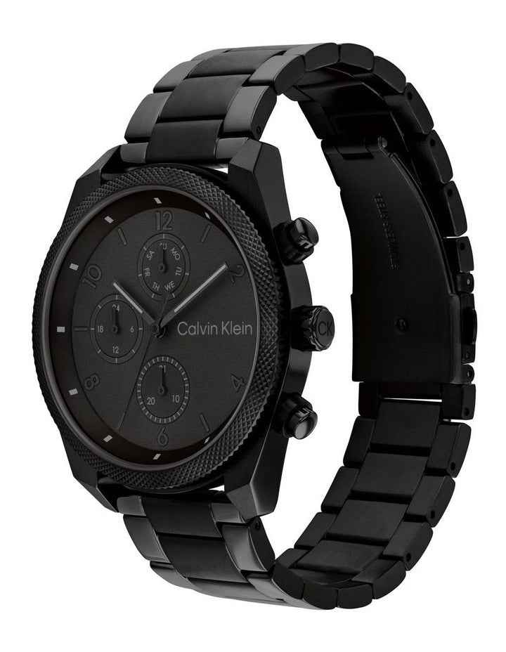 Impact Stainless Steel Watch in Black