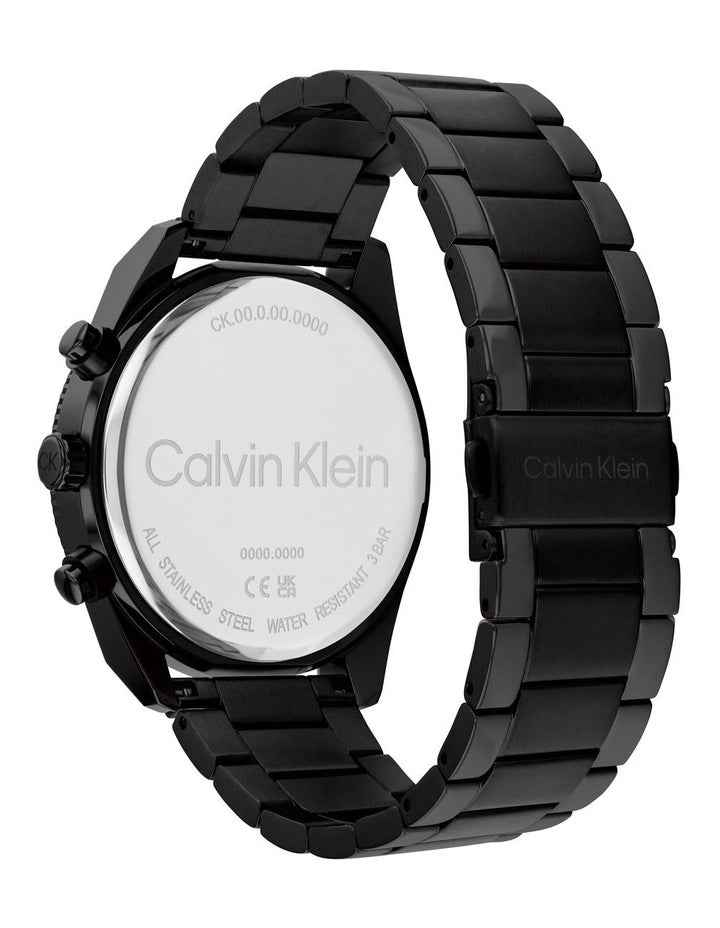 Impact Stainless Steel Watch in Black