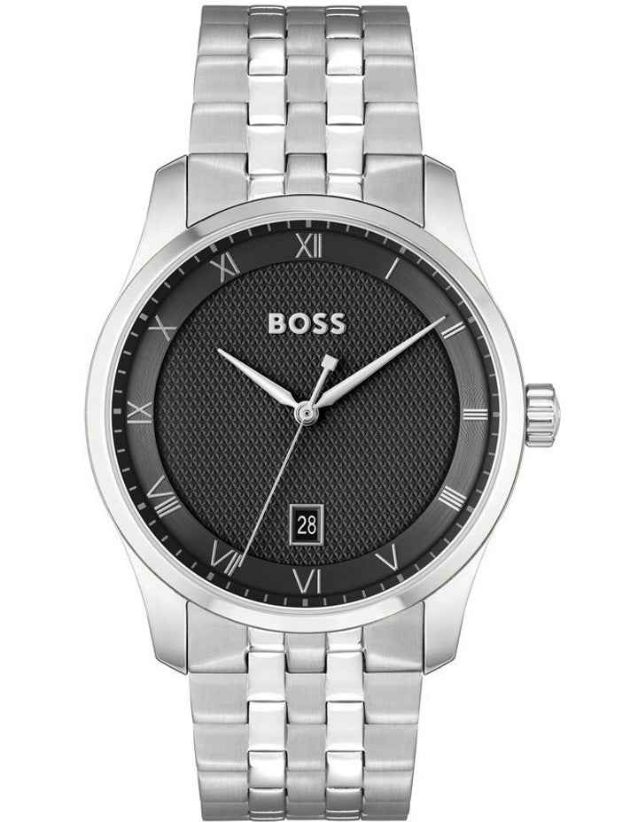 Principle Stainless Steel Watch in Black
