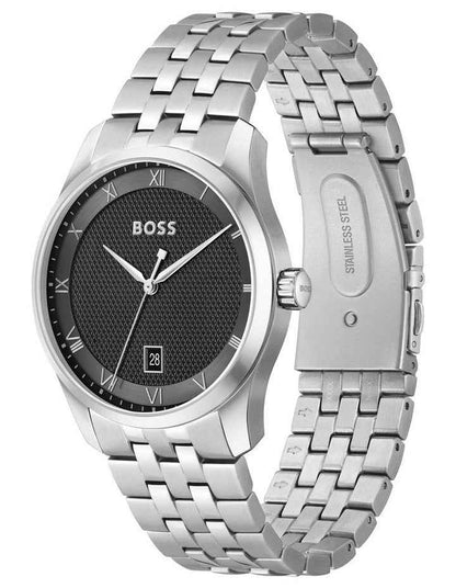 Principle Stainless Steel Watch in Black