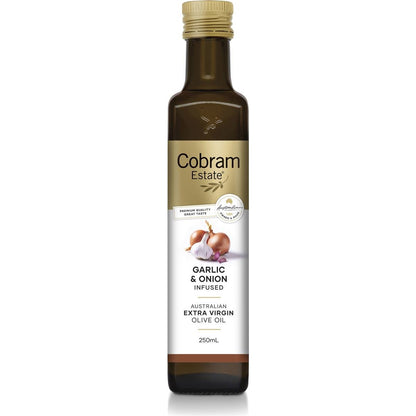 Cobram Garlic & Onion Infused Extra Virgin Olive Oil 250mL