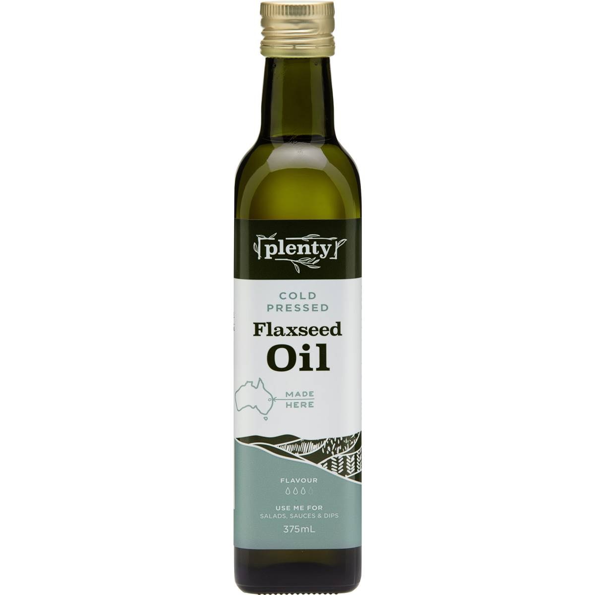 Plenty Cold Pressed Flaxseed Oil 375ml