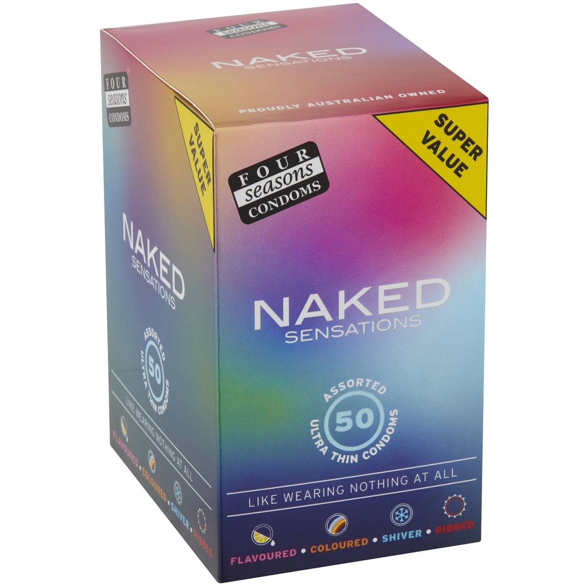 Four Seasons Naked Sensations Condoms 50 Pack