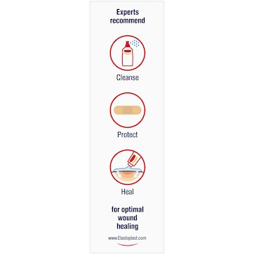 Elastoplast Flexible Fabric Breathable Plasters For Wound Protection 40 pack