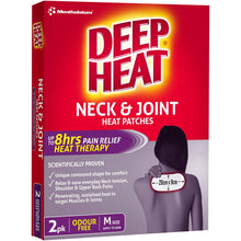 Deep Heat Neck & Joint Heat Patches 2 Pack