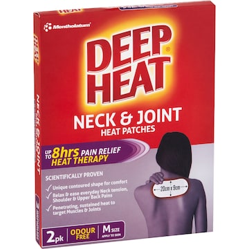 Deep Heat Neck & Joint Patches 2 pack