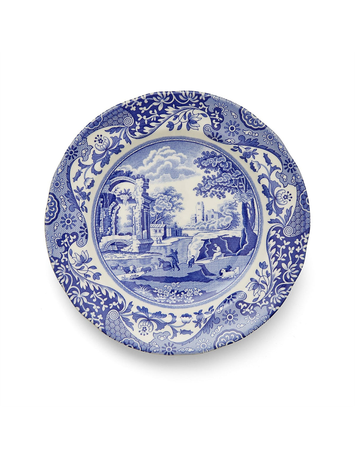 Blue Italian Side Plate