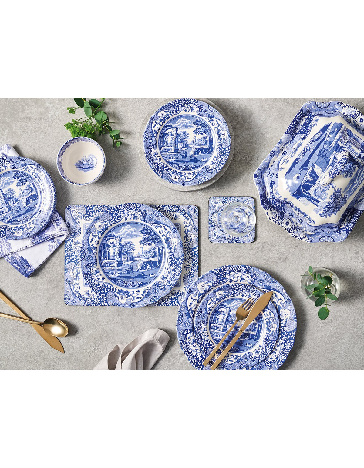 Blue Italian Side Plate