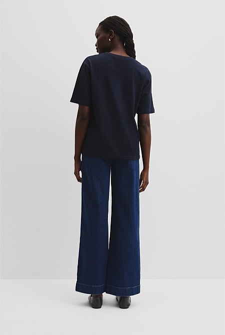 Australian Cotton Short Sleeve Relaxed T-Shirt