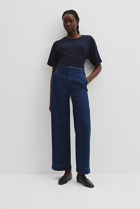 High Rise Long Leg Jean