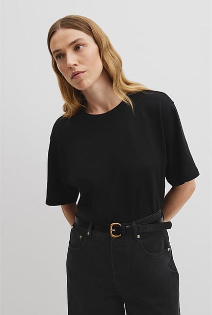 Australian Cotton Short Sleeve Relaxed T-Shirt