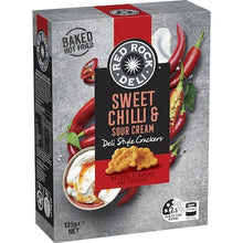Red Rock Deli Style Crackers Sweet Chilli & Sour Cream 135g