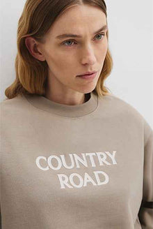 Australian Good Earth Cotton Monogram Sweat