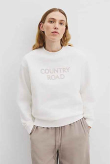 Australian Good Earth Cotton Monogram Sweat