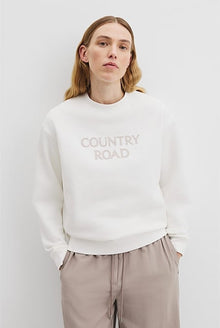 Australian Good Earth Cotton Monogram Sweat