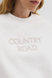 Australian Good Earth Cotton Monogram Sweat