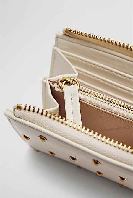 Stud CR Zip Wallet