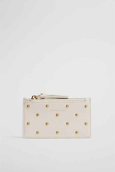 Studded Credit Card Purse