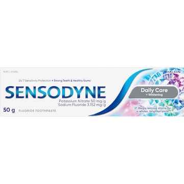 Sensodyne Daily Care & Whitening Sensitive Toothpaste 50g