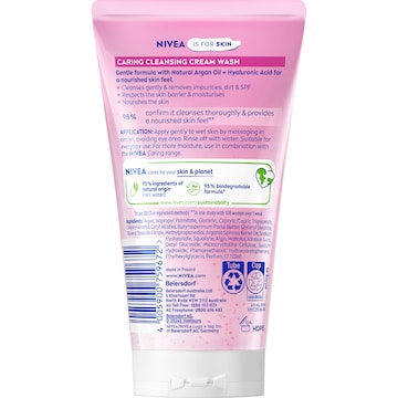 Nivea Caring Cleansing Cream Face Wash Dry & Sensitive Skin 150mL