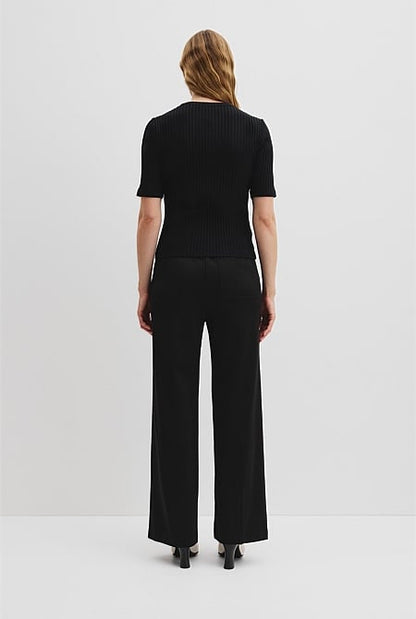 Short Sleeve Rib T-Shirt