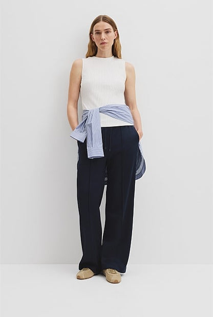 High Neck Rib Tank