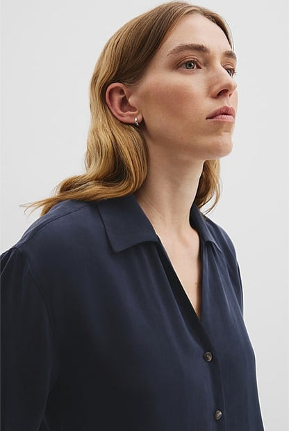 Short Sleeve Cupro Shirt