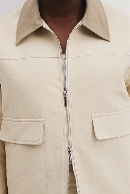 Organically Grown Cotton Zip-Through Jacket