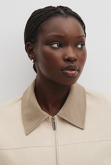 Organically Grown Cotton Zip-Through Jacket