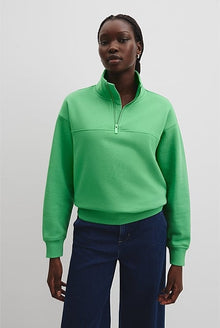 Australian Cotton Logo Half Zip Neck Sweat