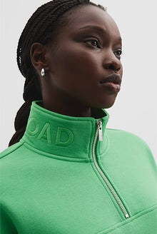 Australian Cotton Logo Half Zip Neck Sweat