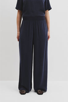 Rib Waist Cupro Pant