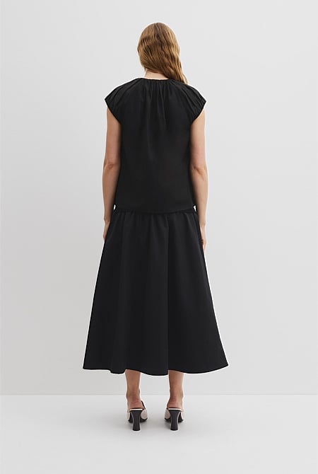 Soft Gathered Drape Top