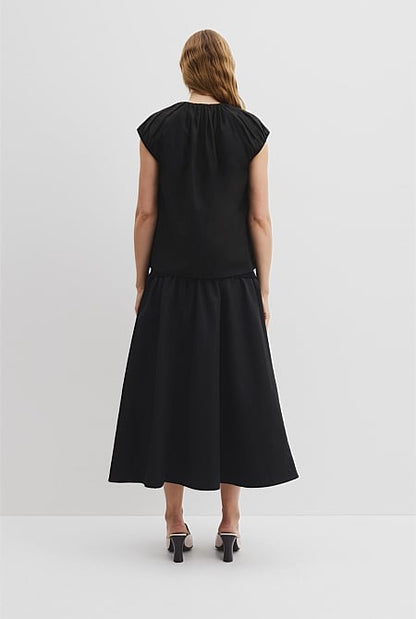 Soft Gathered Drape Top