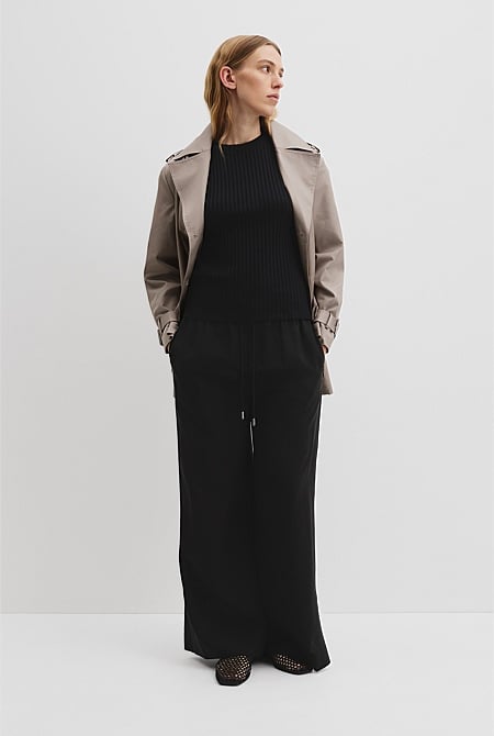 High Neck Rib Tank
