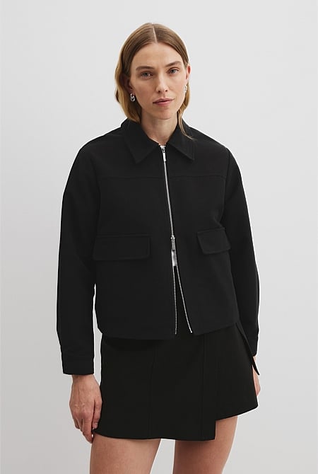 Organically Grown Cotton Zip-Through Jacket