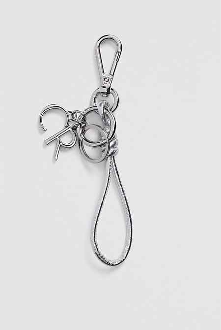CR Letter Charm Keyring