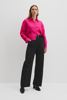 Organically Grown Linen Crop Shirt
